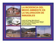 la incidencia del media ambiente en la valoracion - Instituto de ...