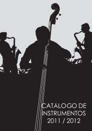 CATÁLOGO DE INSTRUMENTOS 2011 / 2012