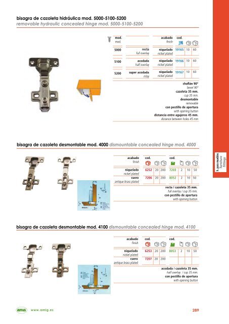 CATÁLOGO GENERAL GENERAL CATALOGUE - Amig