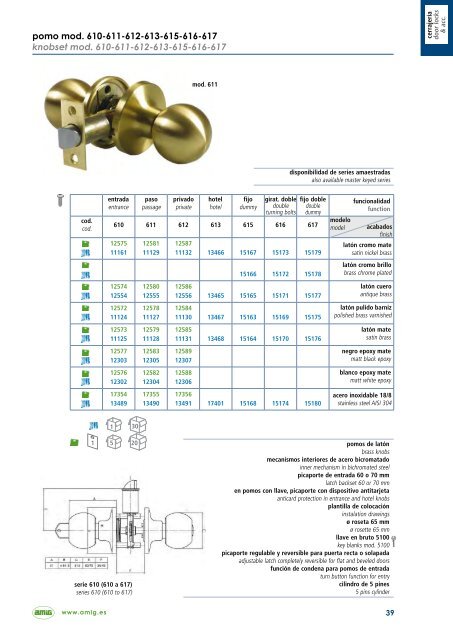 CATÁLOGO GENERAL GENERAL CATALOGUE - Amig