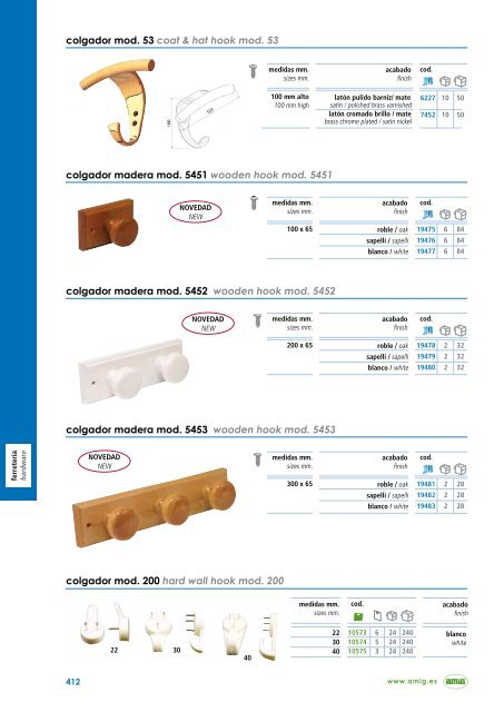 CATÁLOGO GENERAL GENERAL CATALOGUE - Amig