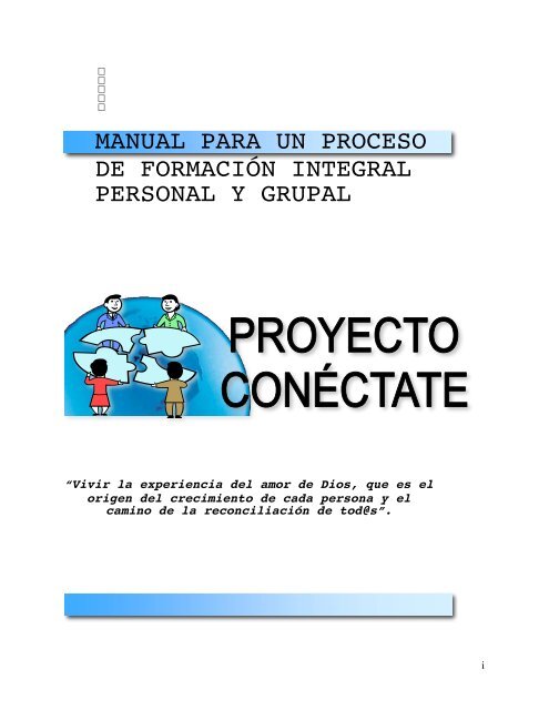 manual para un proceso de formación integral personal y grupal