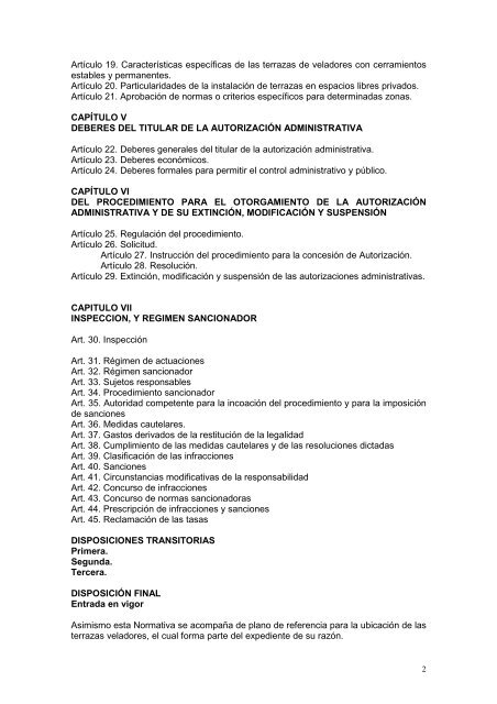 ORDENANZA MARQUESINAS - Ayuntamiento de Olivenza