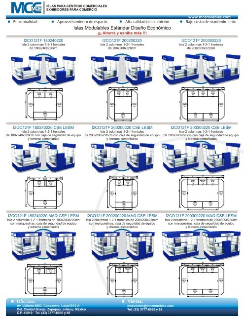 Catalogo de Islas Telcel PDF - MCE Muebles