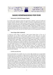 SAGAS HOMENAJEADAS POR FEHR - Hosteleriadigital.es