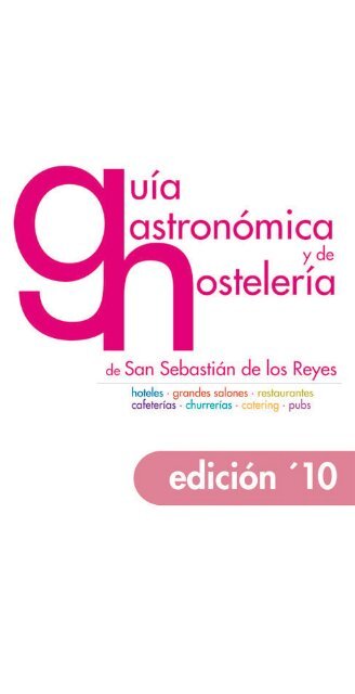 Guia Gastronomica y de Hosteleria de San Sebastian de los Reyes