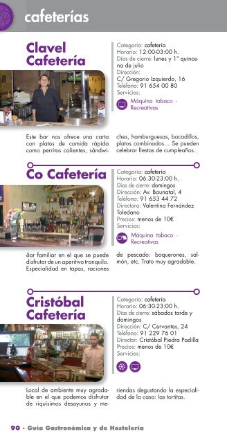 Guia Gastronomica y de Hosteleria de San Sebastian de los Reyes