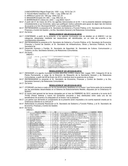 BOLETIN OFICIAL - Municipalidad de Comodoro Rivadavia