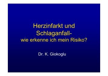 Herzinfarkt und Schlaganfall-