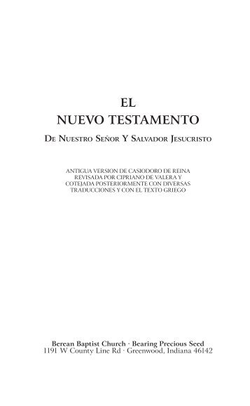 EL NUEVO TESTAMENTO - Resources For Missions