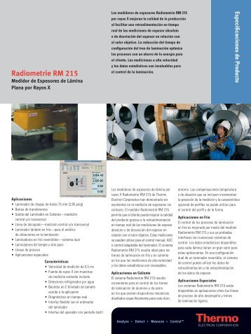 Radiometrie RM 215