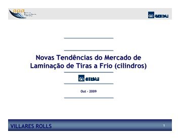 Novas Tendências do Mercado de Laminação de Tiras a Frio ... - ABM