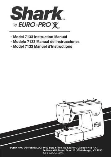 Model 7133 Instruction Manual Modelo 7133 Manual de ... - Shark