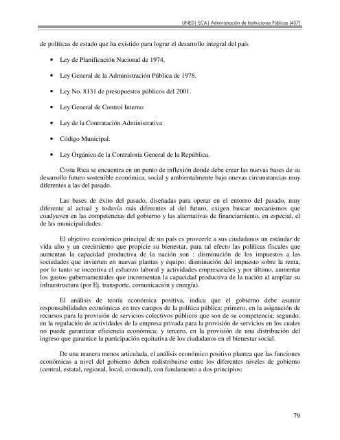 GE0427 Evolucion del Estado Costarricense y su ... - Página de inicio