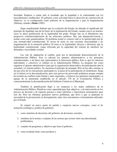 GE0427 Evolucion del Estado Costarricense y su ... - Página de inicio