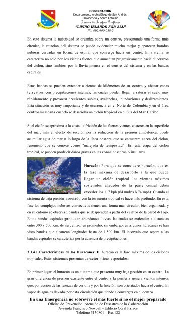 PLAN - Sistema Nacional para la Gestión del Riesgo de Desastres