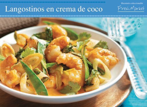 Langostinos en crema de coco - Disco