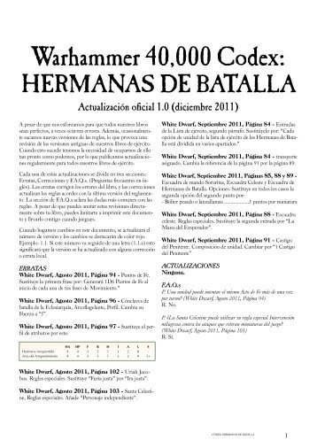 Hermanas de Batalla - FanHammer