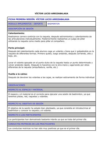 Fichas Badminton Victor Lucio Arrizabalaga.pdf - EducacionyAventura
