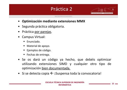 Tema 5: El Pentium a Fondo - DAC