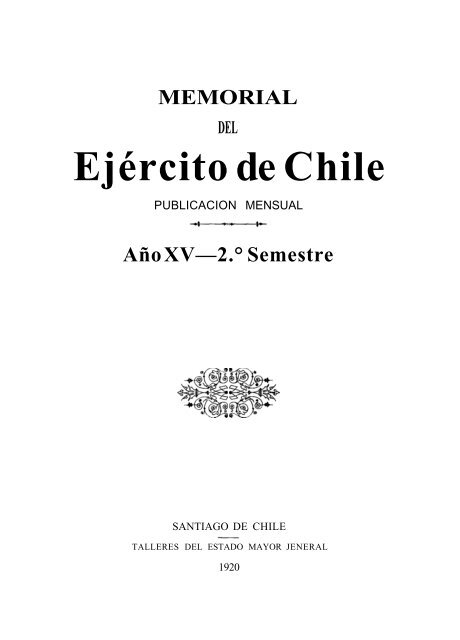 MEMORIAL DEL Ejército de Chile