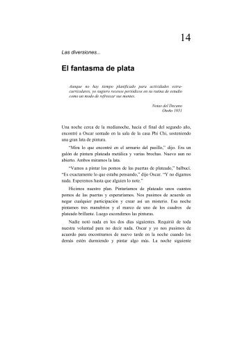 El fantasma de plata - Ecotropicos