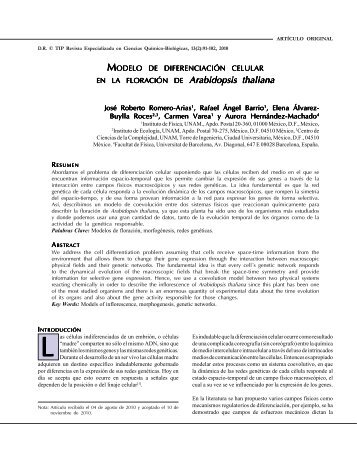 Arabidopsis thaliana - edigraphic.com