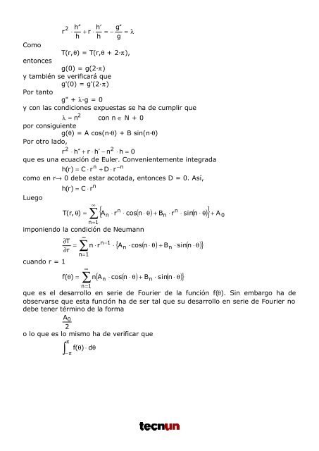 Ecuación de Laplace. Introducción. Las ecuaciones ... - Tecnun