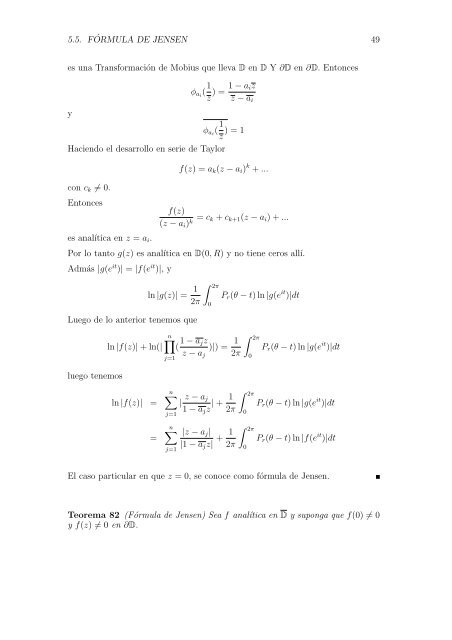 Apuntes de Variable Compleja - Carlos Lizama homepage ...