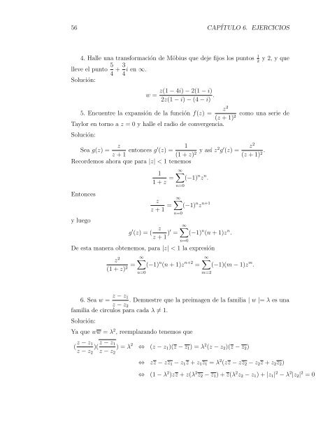 Apuntes de Variable Compleja - Carlos Lizama homepage ...