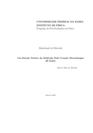 Texto Completo em PDF - Programa de Pós-Graduação em Física ...