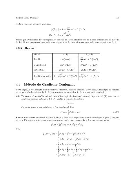 Autovalores do Laplaciano - Departamento de Matemática - UFMG