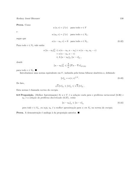 Autovalores do Laplaciano - Departamento de Matemática - UFMG