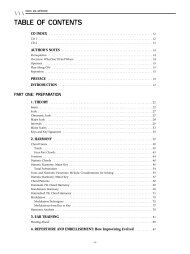 TABLE OF CONTENTS - Advance Music