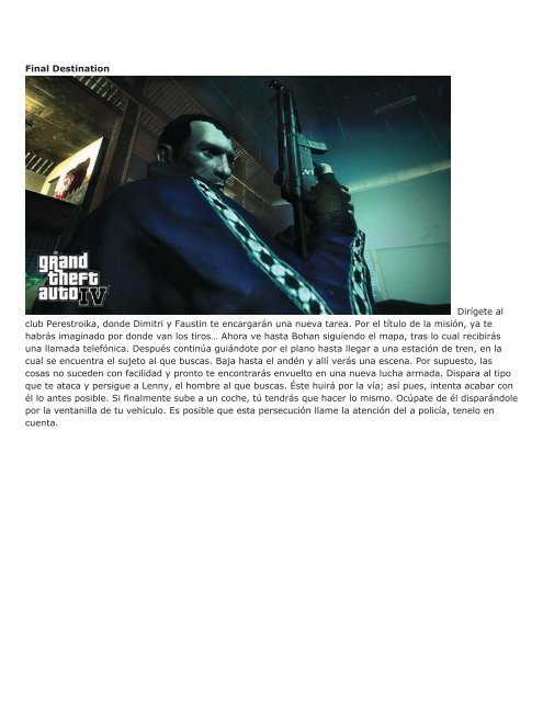 Descargar GTA IV parte 1 - Mundo Manuales