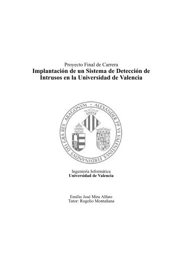 Implantación de un Sistema de Detección de Intrusos en ... - RedIRIS