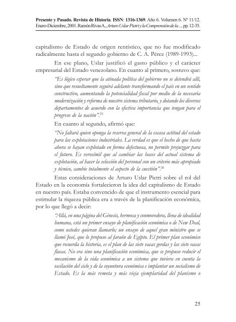 Arturo Uslar Pietri y la Comprensión de la Economía Venezolana*