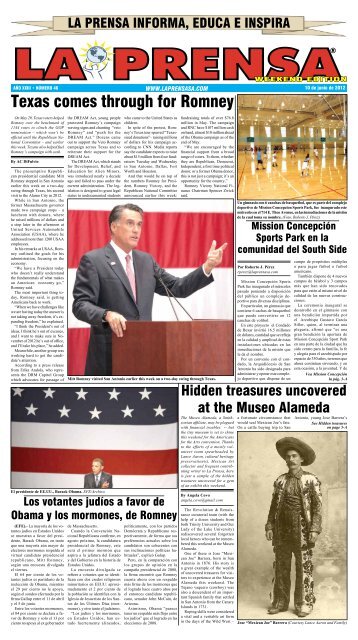 Texas comes through for Romney - La Prensa De San Antonio