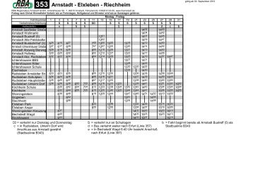 Linie 353 - RBA Regionalbus Arnstadt GmbH