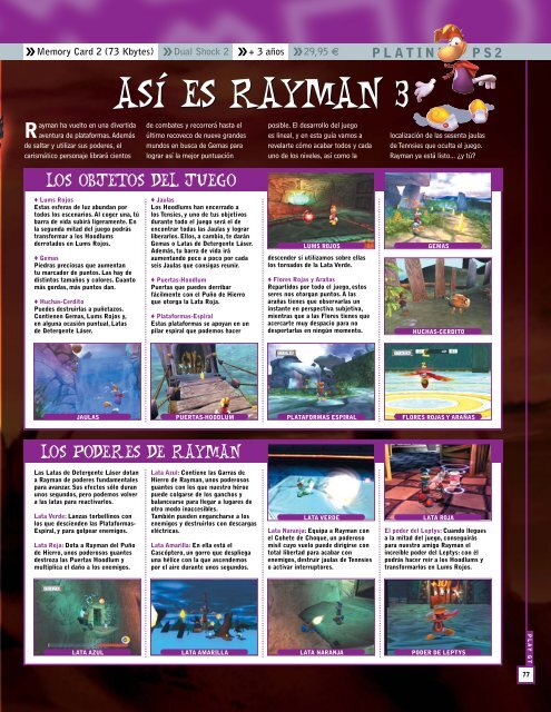 Descargar Rayman 3 - Mundo Manuales