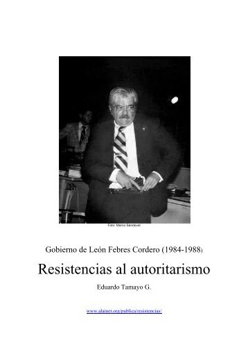 Gobierno de Len Febres Cordero (1984-1988) : - Alai