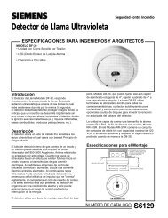 Detector de Llama Ultravioleta - Siemens Building Technologies