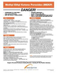 danger! - Arkema Inc.