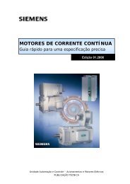 MOTORES DE CORRENTE CONTÍNUA - Siemens Brasil