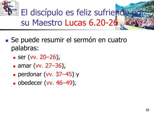 Enseñanzas para los Discípulos - Iglesia Biblica Bautista de ...