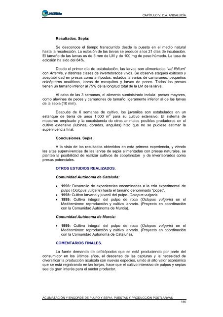 Documento completo, 577 páginas. - Ministerio de Agricultura ...