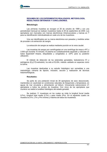 Documento completo, 577 páginas. - Ministerio de Agricultura ...