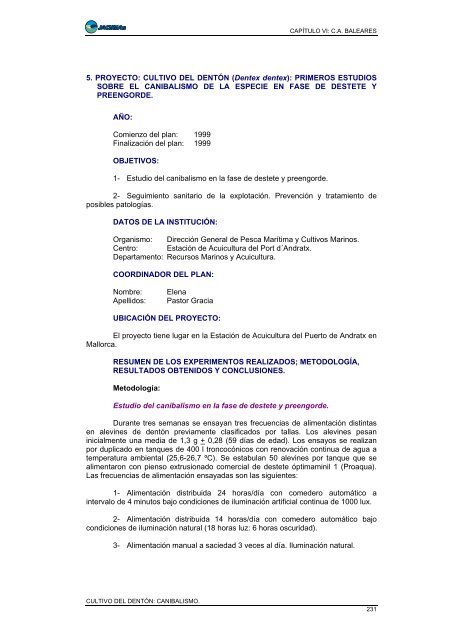 Documento completo, 577 páginas. - Ministerio de Agricultura ...