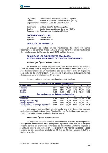 Documento completo, 577 páginas. - Ministerio de Agricultura ...