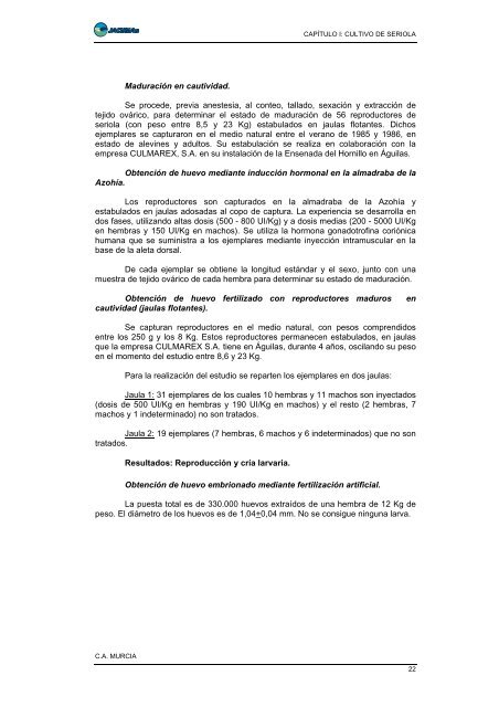 Documento completo, 577 páginas. - Ministerio de Agricultura ...